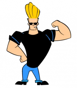 Johnny bravo cartoon figur